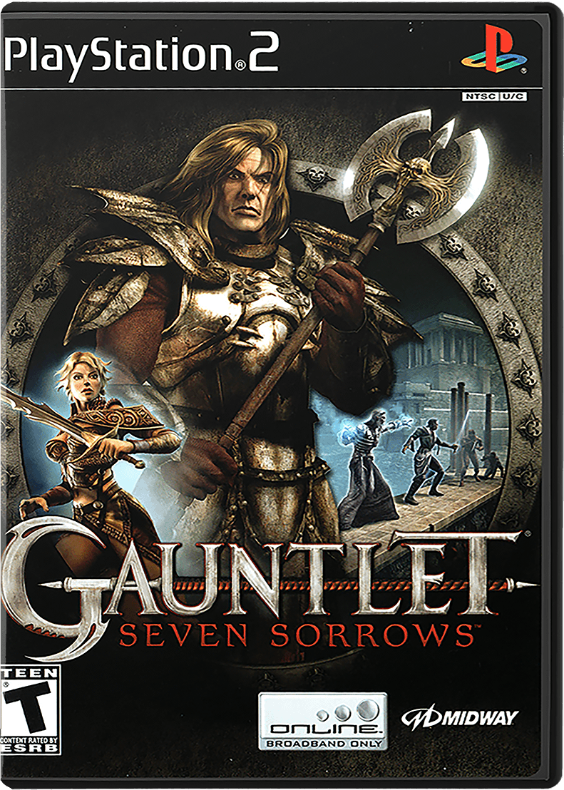 Gauntlet Seven Sorrows box art for Playstation 2